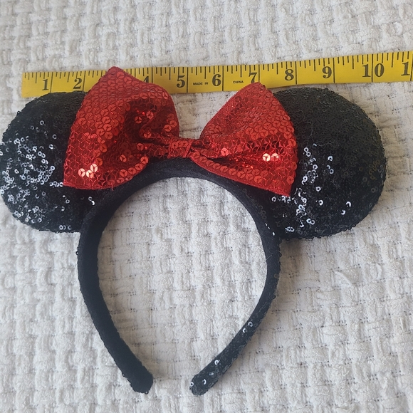 Disney Mini Mouse Ears Headband with Red Bow One Size Fits Most - Picture 4 of 5